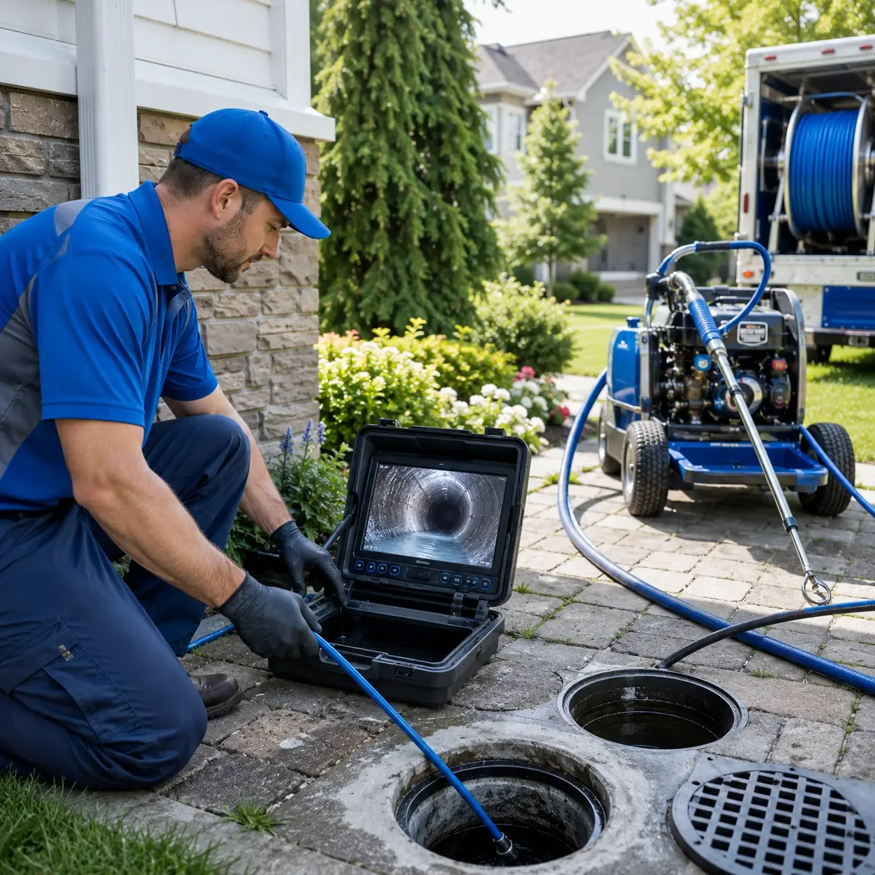 Outdoor drain cleaning professionals serving Charlotte, MI