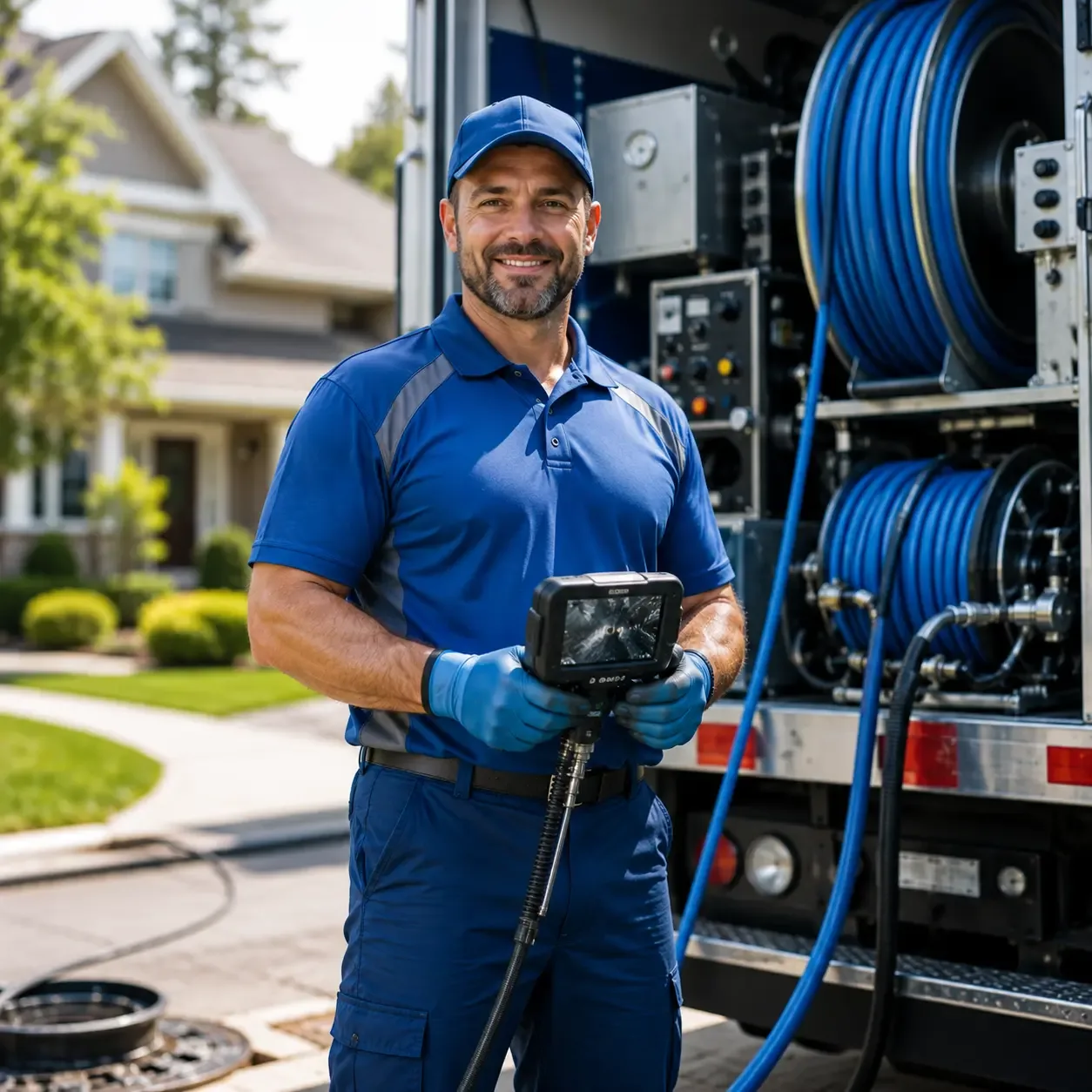 Local outdoor drain cleaning specialists in Charlotte, MI